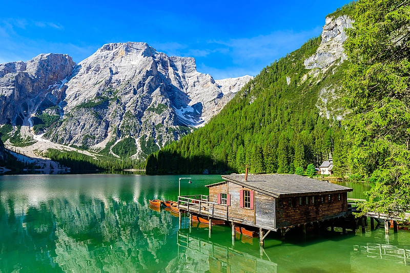 Lago di Braies, Dolomitai, Italija / „Baltic tours“ nuotr.