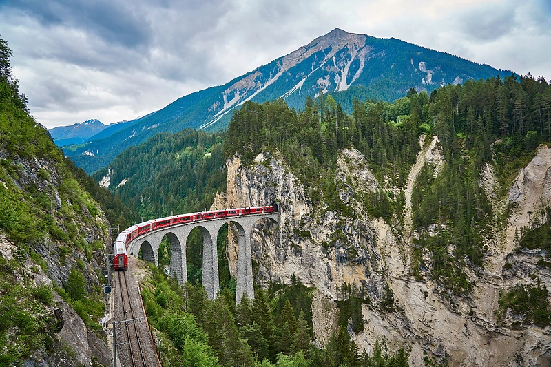 Landwasser viadukas, Šveicarija / „Baltic tours“ nuotr.