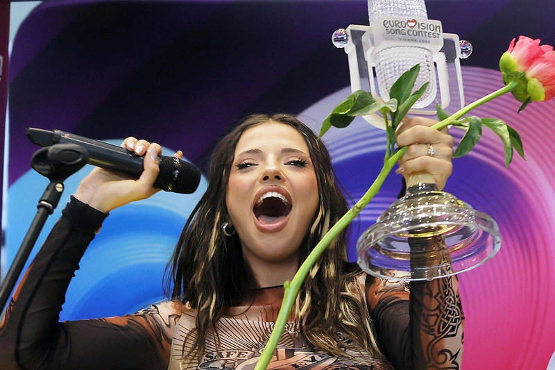 „Eurovizijos“ nugalėtoja Dara / „Scanpix“/AP nuotr.