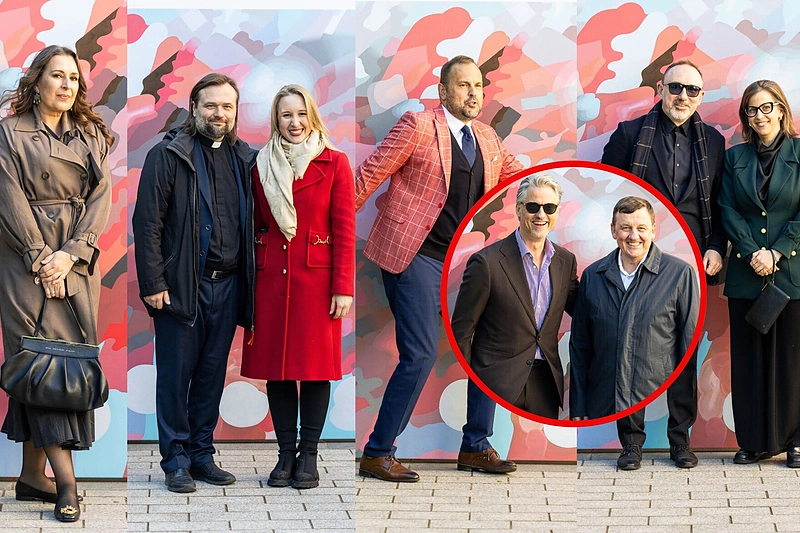 Parodos „Migruojantys menininkai“ atidarymas / Pauliaus Peleckio / BNS nuotr.