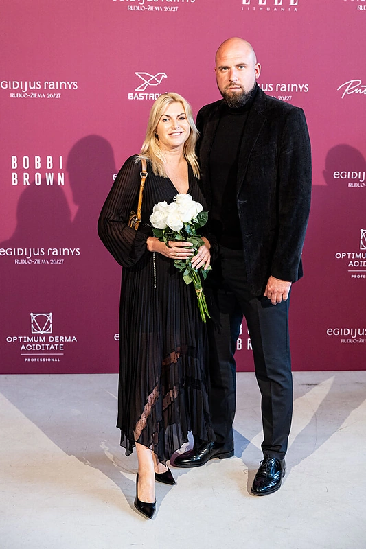Eglė Jackaitė su mylimuoju / Pauliaus Peleckio / BNS nuotr.