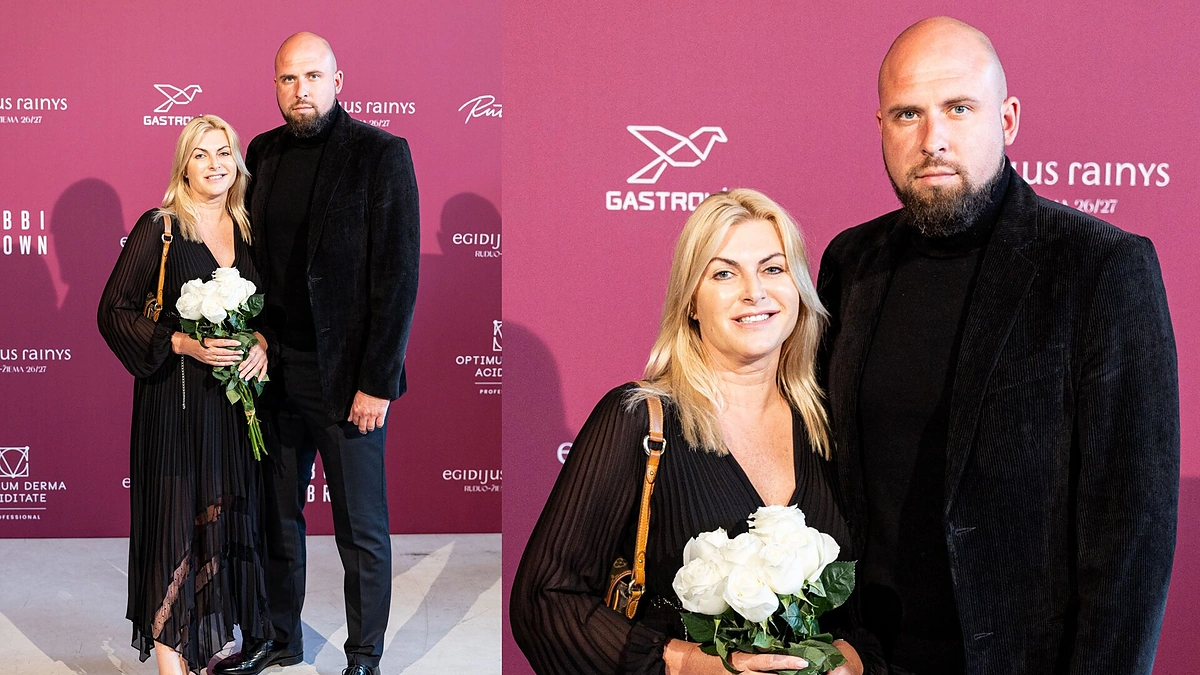 Eglė Jackaitė su mylimuoju / Pauliaus Peleckio / BNS nuotr.