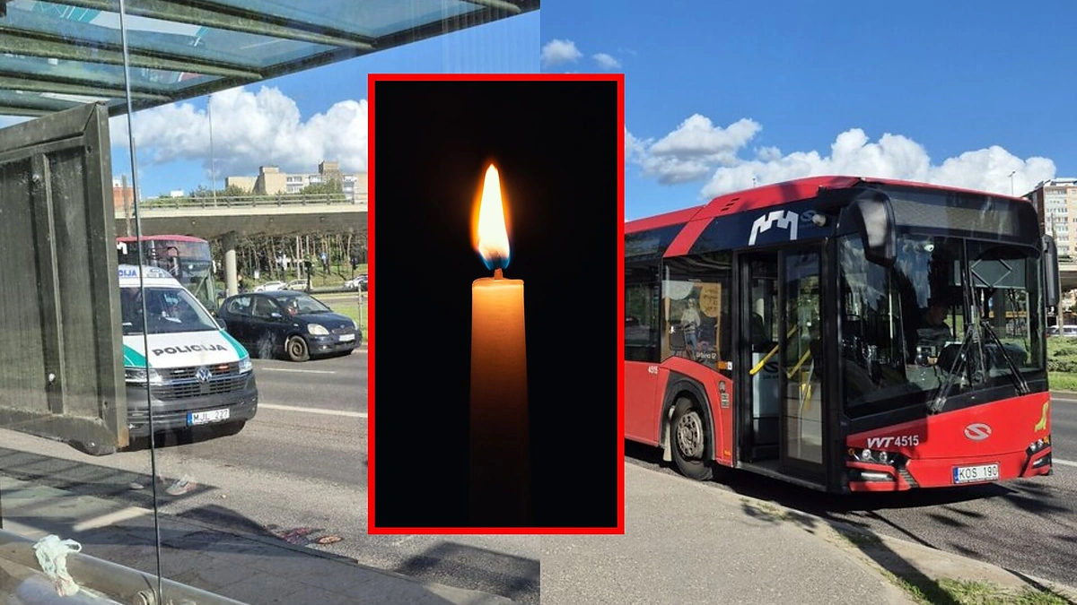 Vilniuje, Pilaitės prospekte, stotelėje autobusas pervažiavo moters koją / Žmonės.lt koliažas