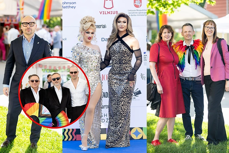Priėmimas „Lithuanian Pride“ festivalio atidarymo proga / Luko Balandžio / BNS nuotr.