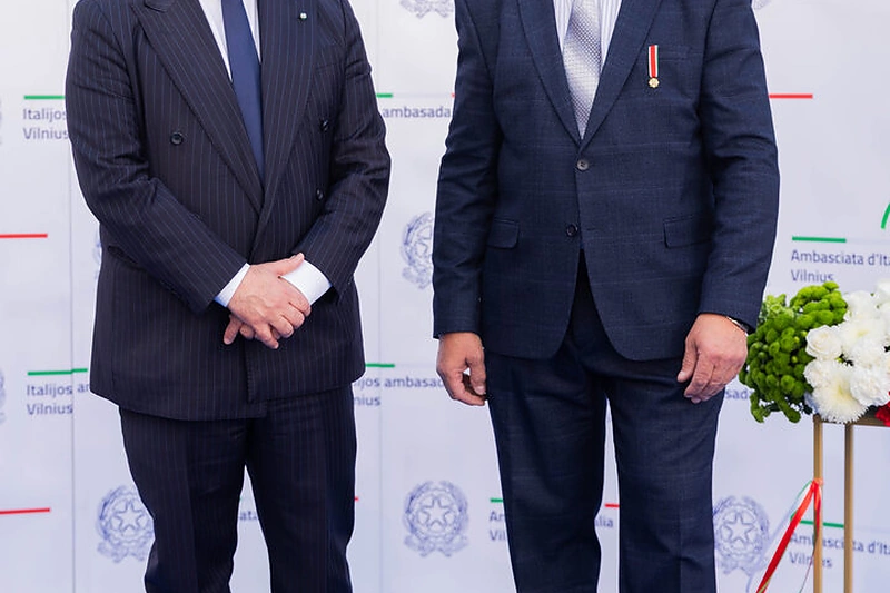 Italijos ambasadorius surengė šventę Italijos nacionalinės dienos proga / Roberto Riabovo / BNS nuotr.