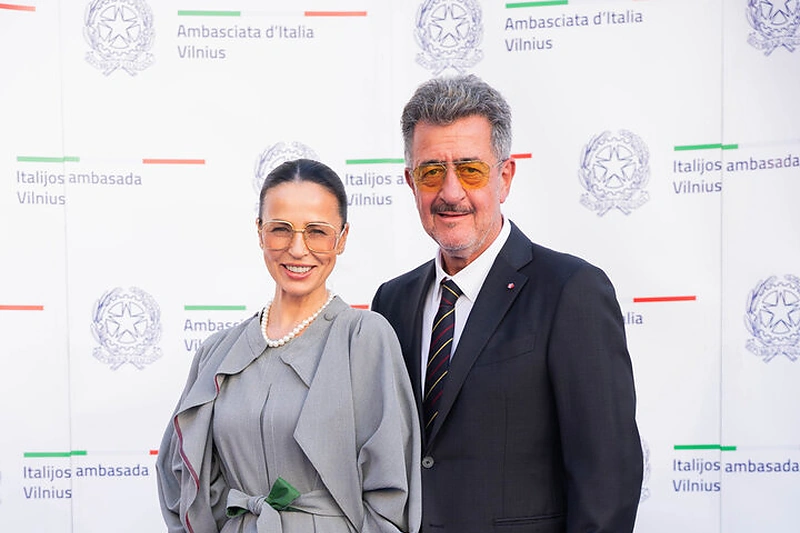Italijos ambasadorius surengė šventę Italijos nacionalinės dienos proga / Roberto Riabovo / BNS nuotr.