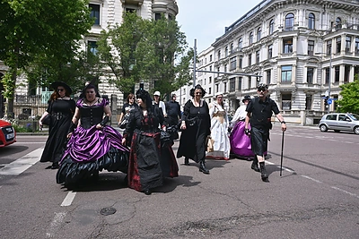 Wave-Gotik-Treffen muzikos festivalis / Mariaus Jackevičiaus/BNS ir Dariaus Juodkos/BNS nuor.