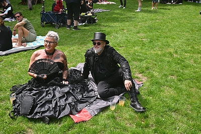 Wave-Gotik-Treffen muzikos festivalis / Mariaus Jackevičiaus/BNS ir Dariaus Juodkos/BNS nuor.