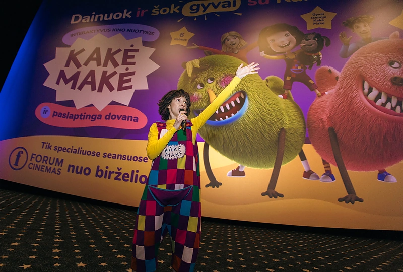 Garsios šeimos suplūdo į Kakės Makės premjerą / Armidos Grosaitės nuotr.