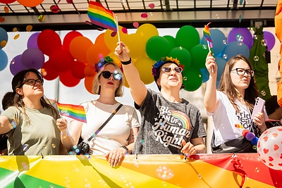 LGBT bendruomenės eitynės „Už lygybę!“ / Patricija Adamovič / BNS nuotr.