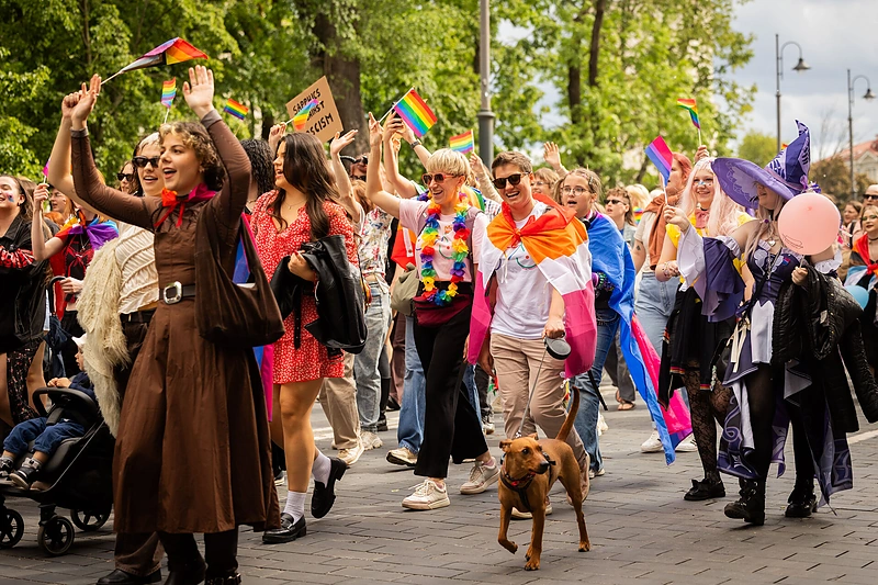 LGBT bendruomenės eitynės „Už lygybę!“ / Patricija Adamovič / BNS nuotr.