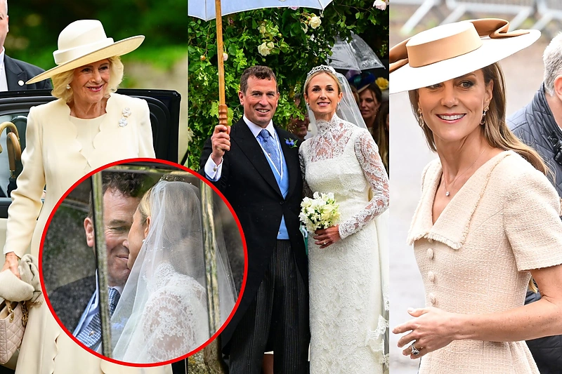 Princesės Anne sūnaus Peterio Phillipso ir jo mylimosios Harriet Sperling vestuvės / Vida Press nuotr.