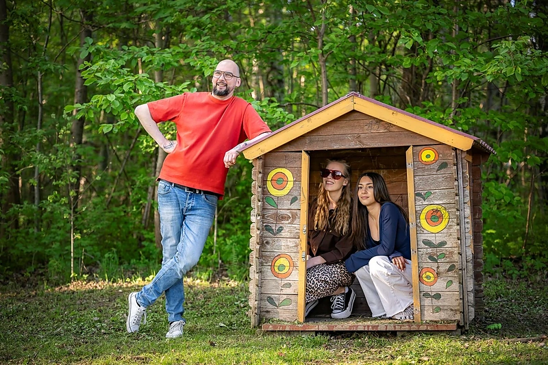 Globėjos Ingridos šeima / R.Vaitkevičiaus nuotr.