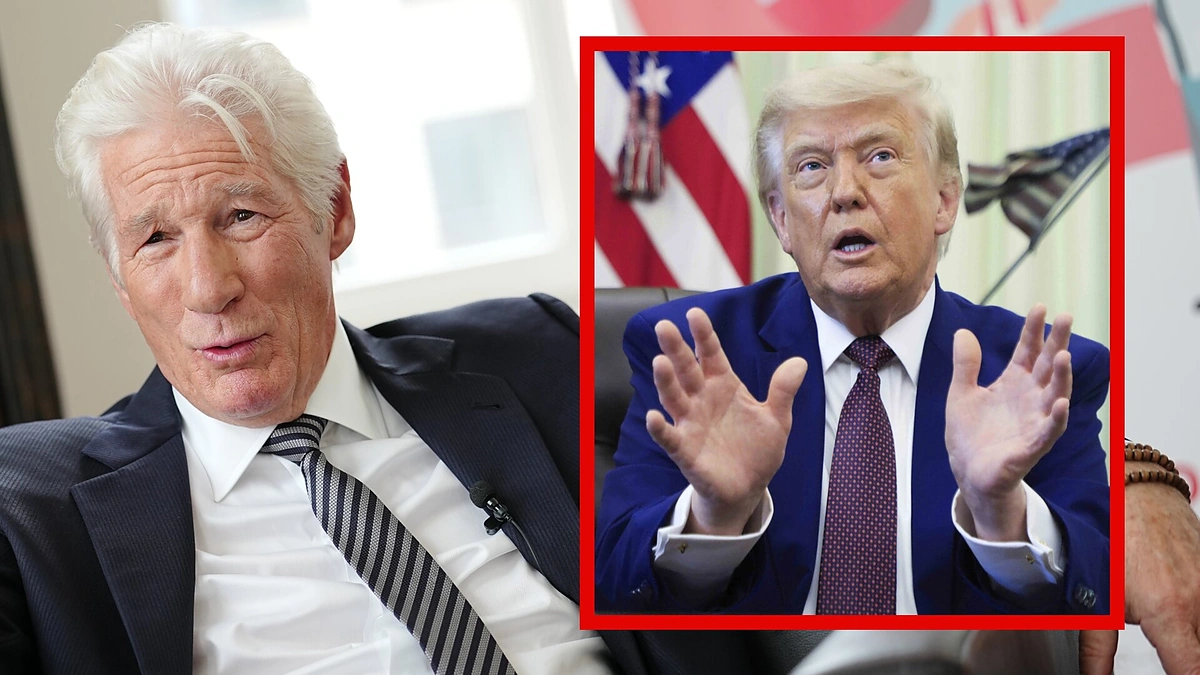 Richardas Gere'as, Donaldas Trumpas / Scanpix ir RS/MPI/Capital Pictures nuotr.