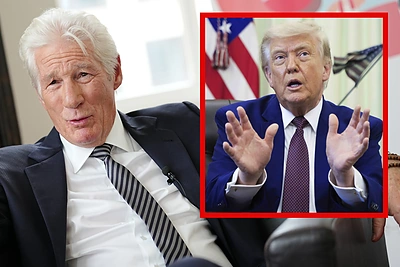 Richardas Gere'as visos Europos akivaizdoje paniekino Trumpą