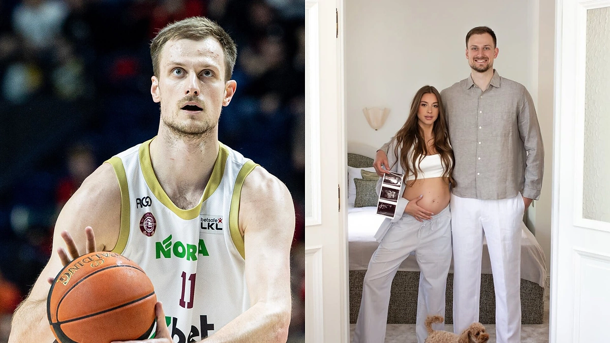 Džiugas Slavinskas ir Domilė Krikštolaitytė / Pauliaus Peleckio / BNS nuotr. ir asmeninio albumo nuotr.