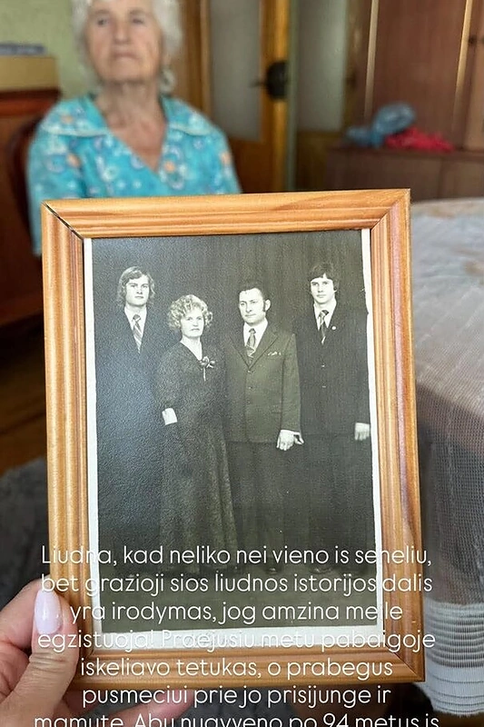 Gintarės Gurevičiūtė močiutė / Soc. tinklų nuotr.