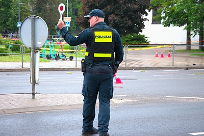 Avarija Vilniuje / Karolio Juršio nuotr.
