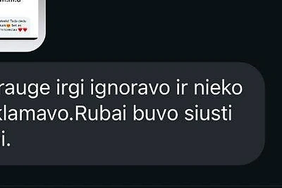 Verslininkės paviešintos žinutės / „Facebook“ nuotr.