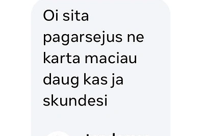 Verslininkės paviešintos žinutės / „Facebook“ nuotr.