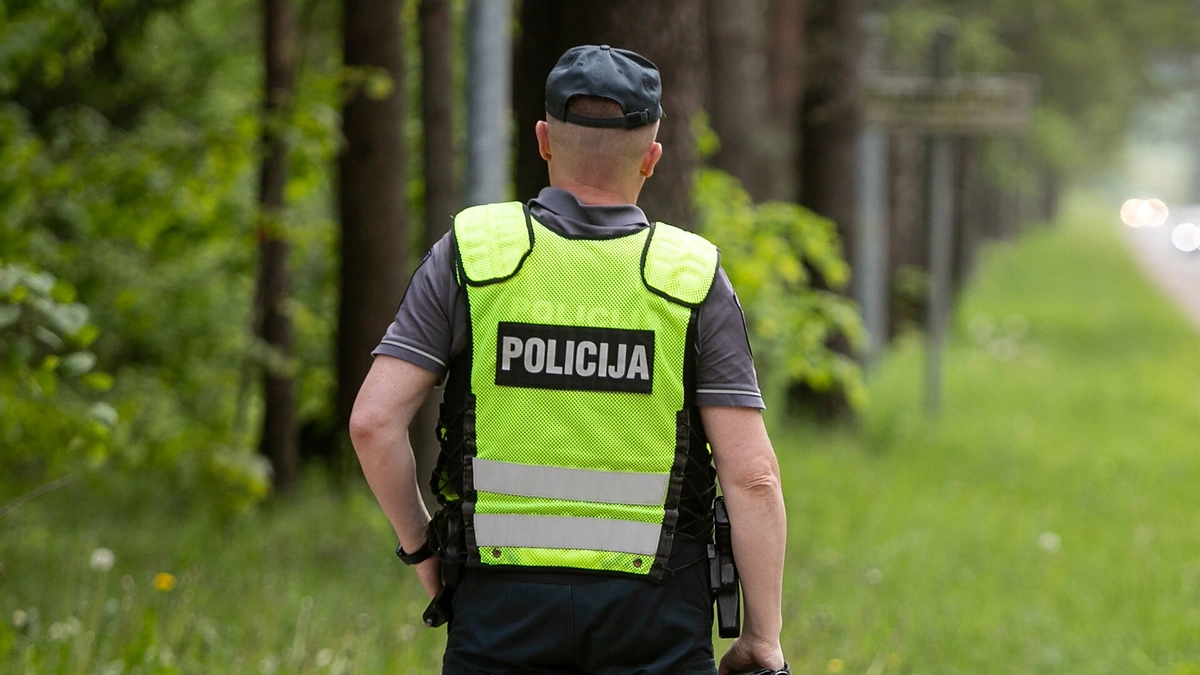 Policijos pareigūnas / Žygimanto Gedvilos / BNS nuotr.