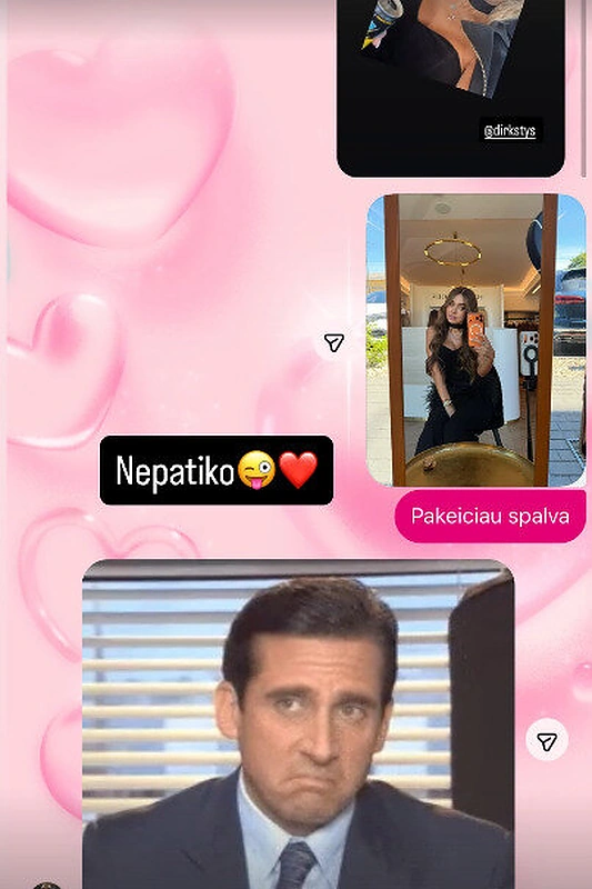 Oksanos Pikul ir Dominyko Dirksčio susirašinėjimas / Soc. tinklų nuotr.