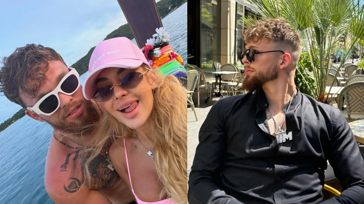 Dominykas Dirkstys ir Oksana Pikul / „Instagram“ nuotr.