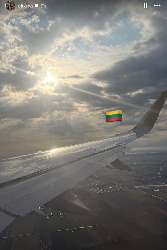 Dominyko Dirksčio įrašas / „Instagram“ nuotr.