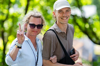 Į Stingo koncertą renkasi gerbėjai / Roberto Riabovo / BNS nuotr.