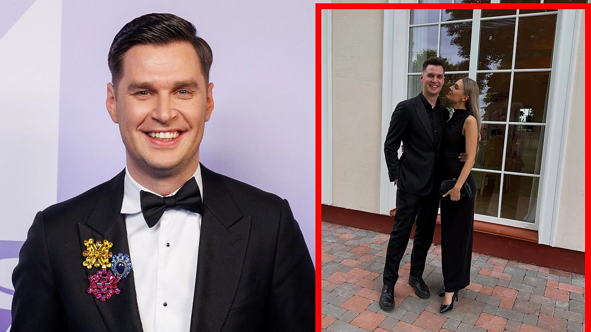 Paulius Vaitiekūnas su mergina Aukse / Eriko Ovčarenko ir socialinių tinklų nuotr.