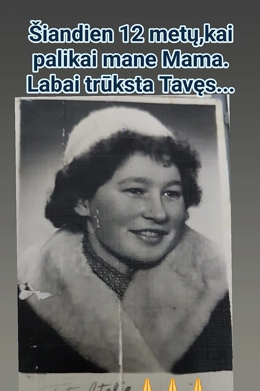 Jolantos Naruševičiūtės mama Natalija / Asmeninio archyvo nuotr.