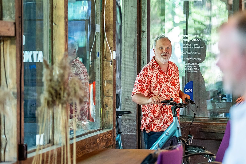 Rolando Mackevičiaus pokalbių šou „Nepatogūs klausimai“ gyvai Palangoje / Andriaus Pelekausko nuotr.