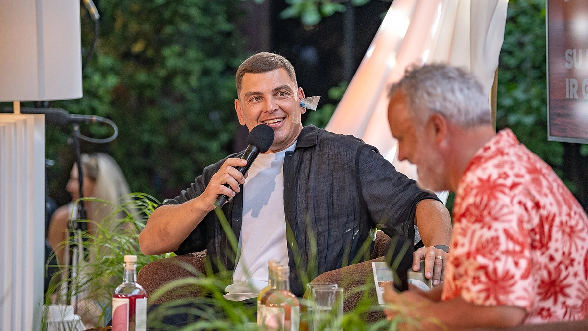 Rolando Mackevičiaus pokalbių šou „Nepatogūs klausimai“ gyvai Palangoje / Andriaus Pelekausko nuotr.