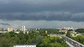 Audros debesys Vilniuje