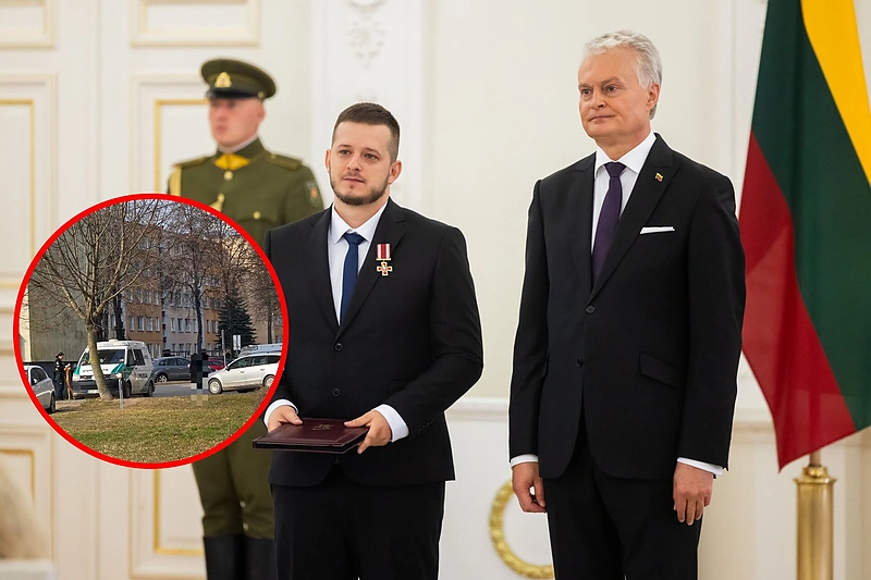 Peiliu užpultą futbolininką išgelbėjęs alytiškis Aldas Petrauskas liepos 6-ąją pagerbtas prezidentūroje