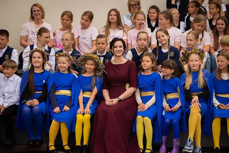 Dainų diena „Laiku. Ratu. Kartu“ Vingio parke / Patricija Adamovič / BNS nuotr.