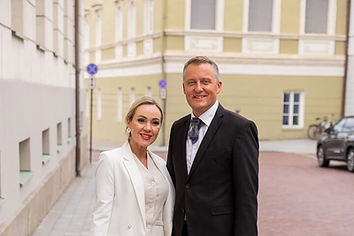 Prezidento rūmų iškilmingo priėmimo svečiai / Pauliaus Peleckio / BNS nuotr.