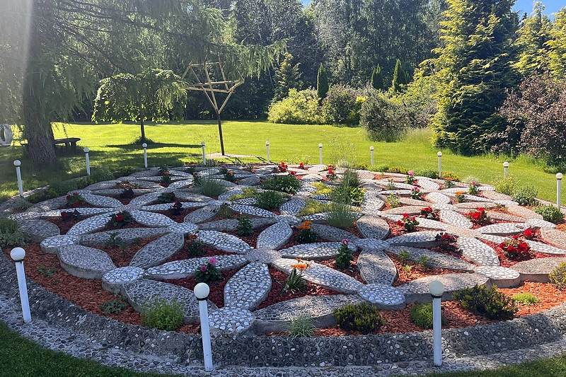 Energetinių labirintų ir geometrinių figūrų parkas / Gintarės Bumblytės nuotr.