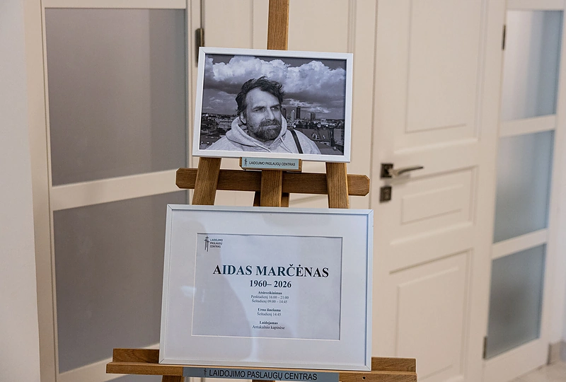 Atsisveikinimas su poetu Aidu Marčėnu / Pauliaus Peleckio / BNS nuotr.