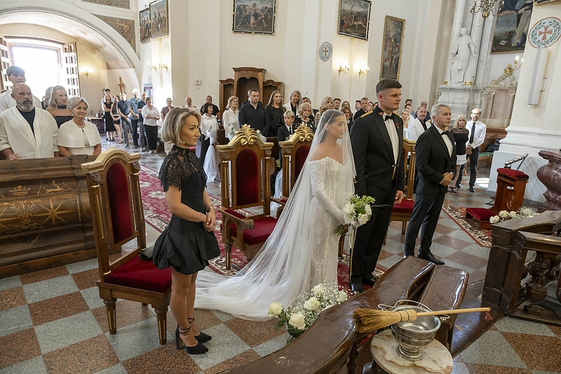 Liutauro Bagočiūno ir Giedrės Sinkevičiūtės vestuvės / Mariaus Žičiaus nuotr.