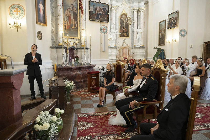 Liutauro Bagočiūno ir Giedrės Sinkevičiūtės vestuvės / Mariaus Žičiaus nuotr.