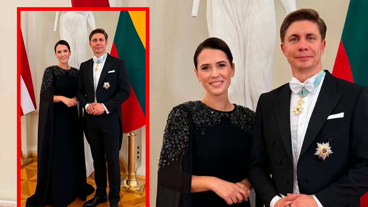 Mindaugas Sinkevičius su žmona Aiste / Asmeninio albumo nuotr.