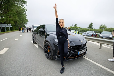 Oksana Pikul Aurum 1006km lenktynėse Palangoje / Teodoro Biliūno / BNS nuotr.