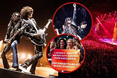 Roko legenda Lenny Kravitzas sudrebino Kauną: „Žalgirio“ arenoje – gerbėjai su plakatais ir neblėstanti energija