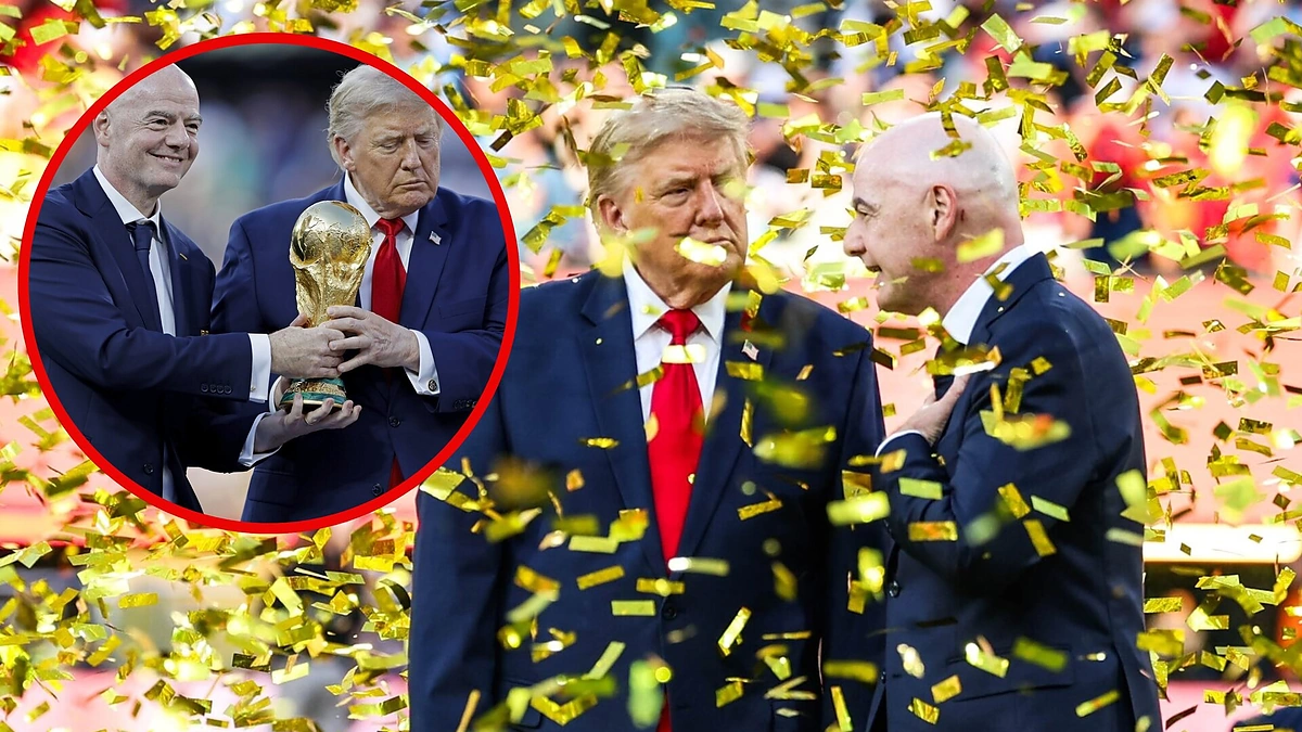 Donaldas Trumpas ir Gianni Infantino / Scanpix nuotr.
