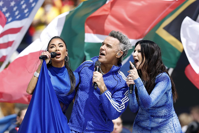 Pasaulio futbolo čempionato muzikinis pasirodymas / Vida Press nuotr.