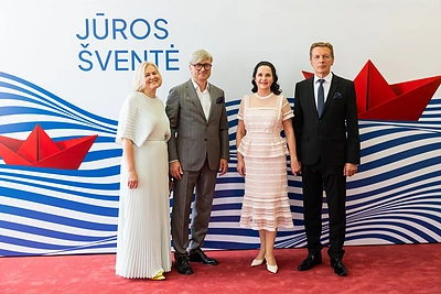 Jūros šventės rėmėjams ir draugams skirtas padėkos vakaras / Patricija Adamovič / BNS nuotr.