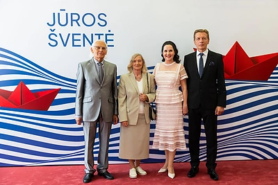 Jūros šventės rėmėjams ir draugams skirtas padėkos vakaras / Patricija Adamovič / BNS nuotr.