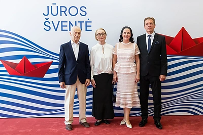 Jūros šventės rėmėjams ir draugams skirtas padėkos vakaras / Patricija Adamovič / BNS nuotr.