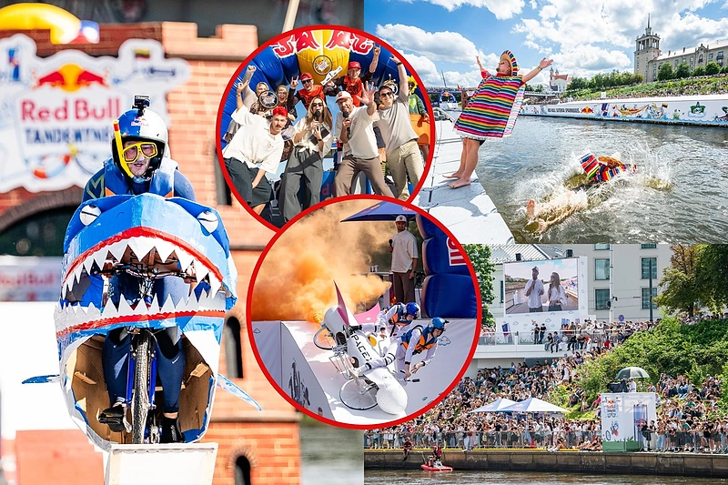 Vilniaus širdyje įvykusios pirmosios „Red Bull Tandemynės“ / Aistės Ridikaitės ir Dano Macijausko nuotr.